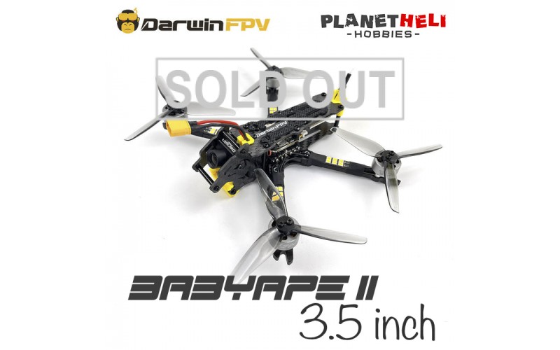DarwinFPV BabyApe Ⅱ 3.5 Inch FPV Racing Drone 6S PNP Version